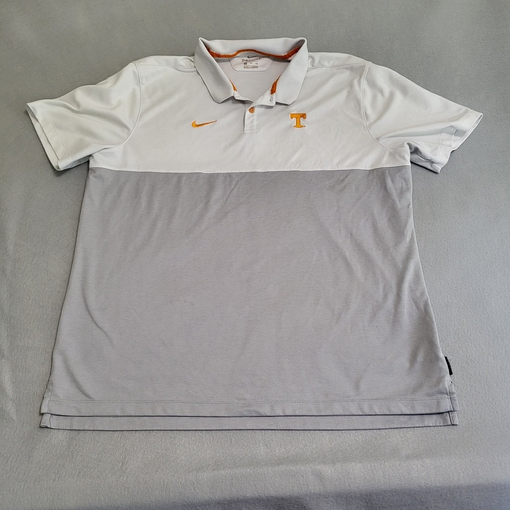 Nike Dri-Fit University Of Tennessee Volunteers Performance Polo Shirt Men's XXL